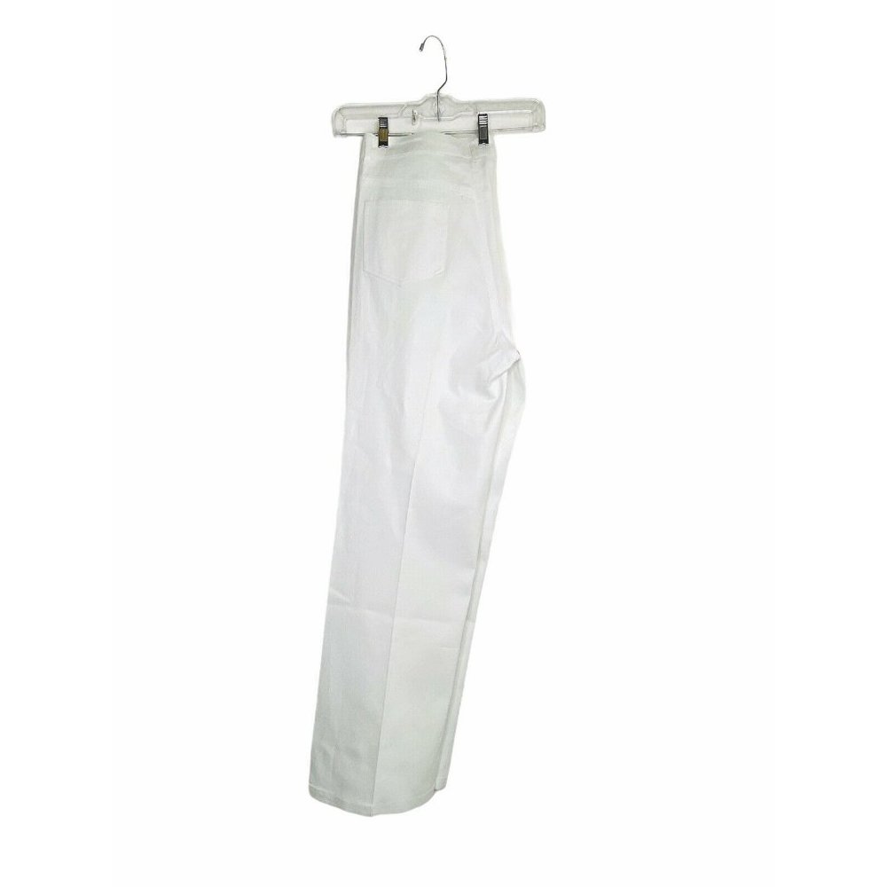 Ashro White Jeans w/ Silver Studs On Pockets Sz 14 - Picture 3 of 10